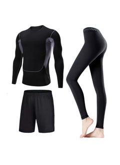 Swimsuit Women's Split Large Size Conservative Swimming Trunks For Chubby Girls Long-sleeved Trousers For Students Sunscreen Diving Suit-Color:Women-Breathable Three-piece Suit (long Sleeve)-Size:M