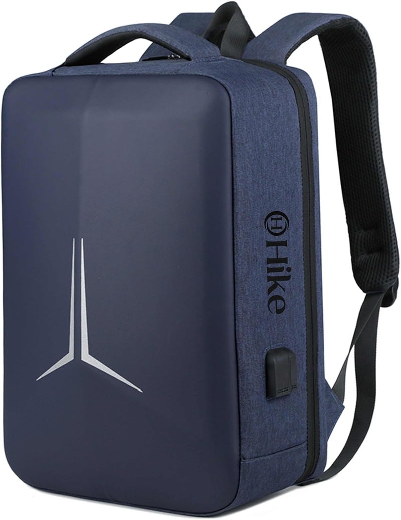 HIKE Semi Hard 16-inch Unisex Laptop Backpack with Built in Combination lock and USB/Headphone Port Daypack for Travel, Office and Business, HK2252 - Image 1