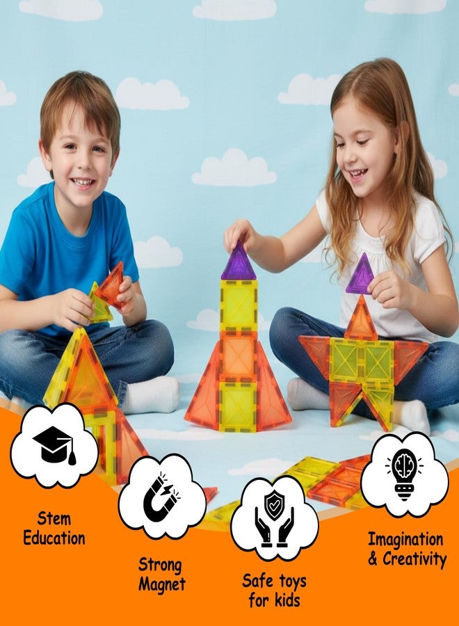 TOYTASTIC Magnetic Tiles Building Blocks for Kids Preschool Educational Magnetic Construction Toys for Creative Learning & Brain Development Safe STEM Toy for Toddlers Age 3–8 Years (16 Pieces) - Image 5