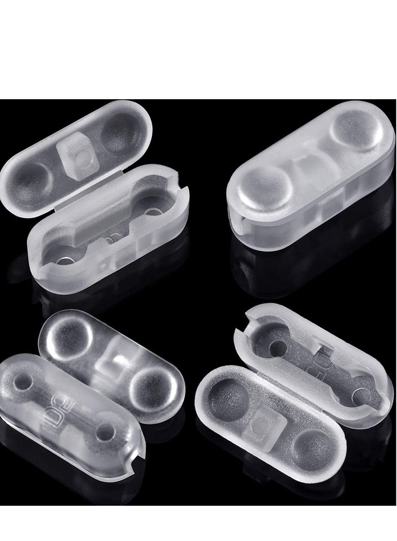 Excefore Chain Connectors, 20Pcs Plastic Roller Shade Bead Connector Replacement Vertical Roman Blind Ball Cord Clips for Blinds - Image 1
