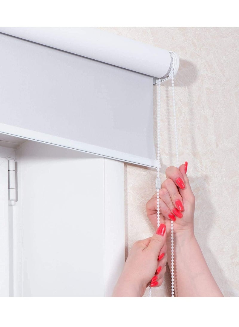 Excefore Chain Connectors, 20Pcs Plastic Roller Shade Bead Connector Replacement Vertical Roman Blind Ball Cord Clips for Blinds - Image 5