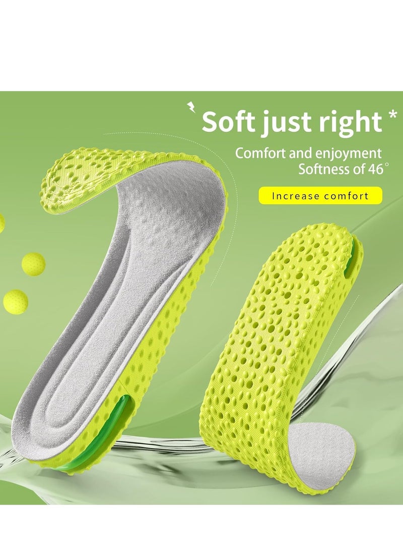GUDOO Height Increase Insoles Air Cushion Taller Shoe Insoles Heel Insert for Men and Women Heel Cushioning Shock Absorption Relieve Foot Pain  - Image 2