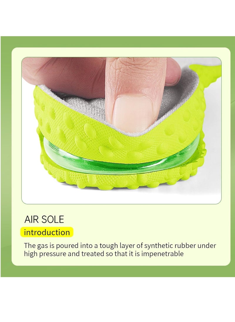GUDOO Height Increase Insoles Air Cushion Taller Shoe Insoles Heel Insert for Men and Women Heel Cushioning Shock Absorption Relieve Foot Pain  - Image 3