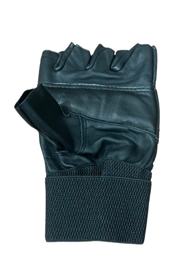 Zonkar Half Finger Leather Gym Glove Multi Sports Bike Riding Winter Motercycle Glove - Image 5