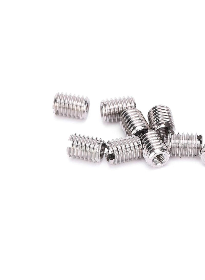 GGOOT Metal Thread Reducer Nut, Thread Inserts Repair Tool Reducing Nut 10Pcs Hardware Repair Tools Male Female Stainless Steel Fastener Hardware - Image 1