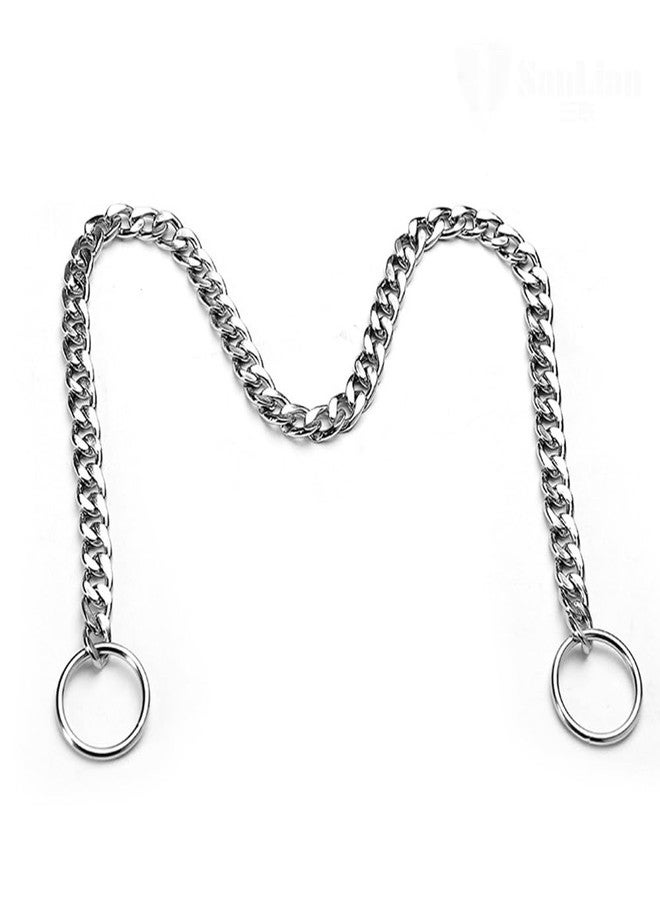 Weimostar Dog Chain Choker Collars for Small Dogs, Heavy Duty Choke Martingale Collar Silver S Slip P Training Metal Link for XS Small Medium Large Big XL Breed Puppy Dogs - Image 5