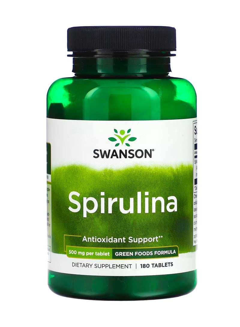 Spirulina 500 mg 180 Tablets