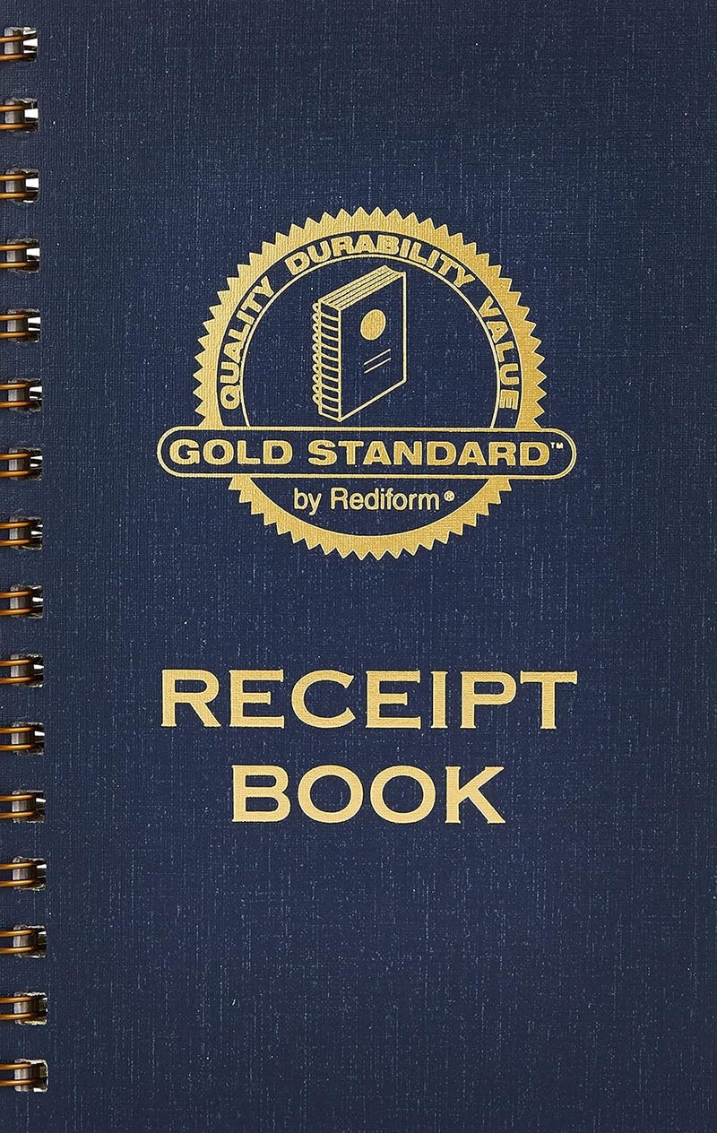 Rediform Gold Standard Money Receipt Book with 225 Numbered Duplicates, 2.75" x 12.7 cm - Image 1