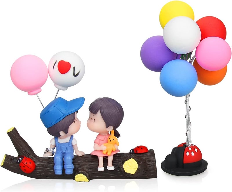 Mcare Couple Cute Ornaments, Car Dashboard Decorations Girl and Boy Ornament - Image 2