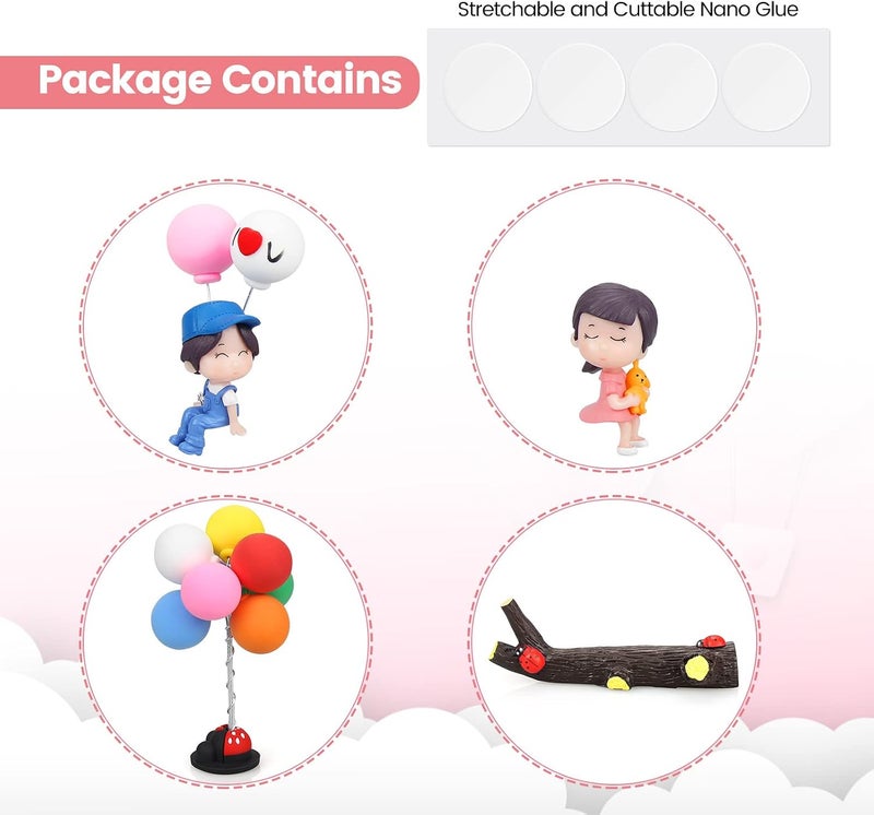 Mcare Couple Cute Ornaments, Car Dashboard Decorations Girl and Boy Ornament - Image 4