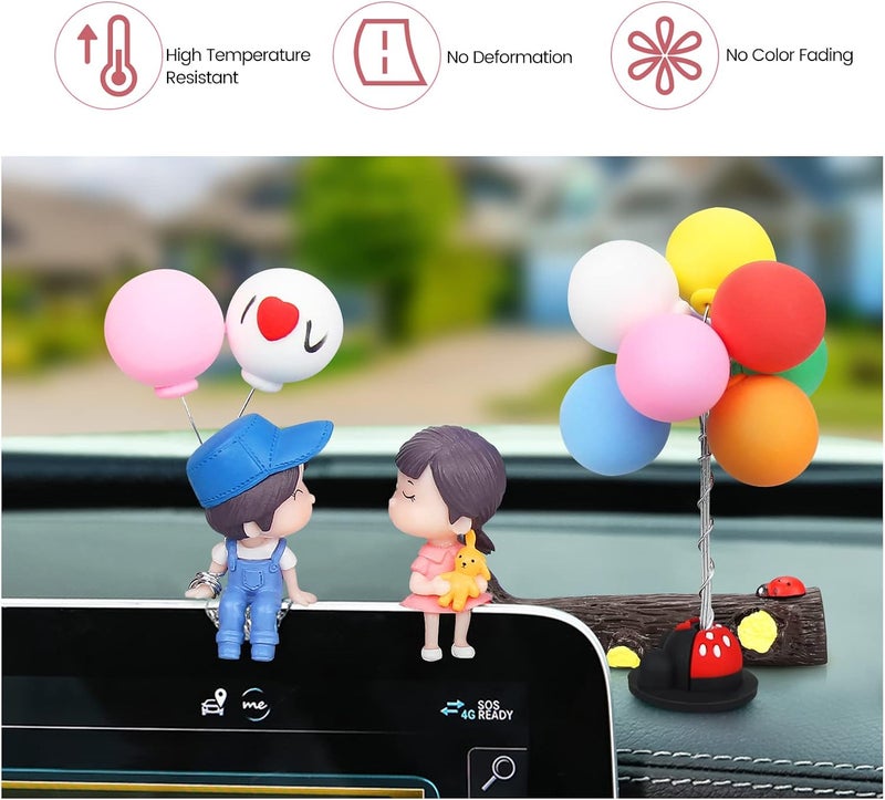 Mcare Couple Cute Ornaments, Car Dashboard Decorations Girl and Boy Ornament - Image 5