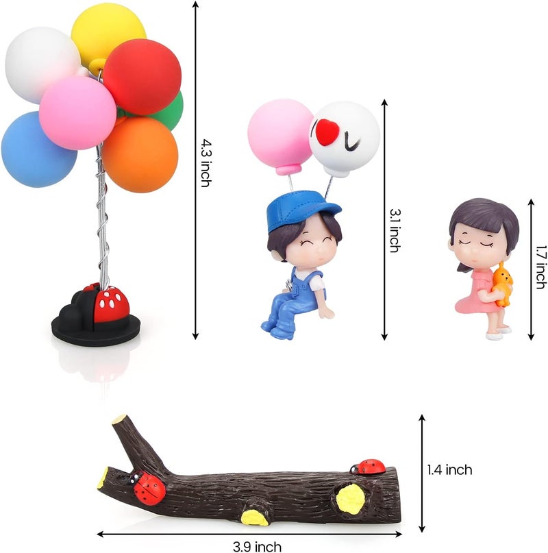 Mcare Couple Cute Ornaments, Car Dashboard Decorations Girl and Boy Ornament - Image 3