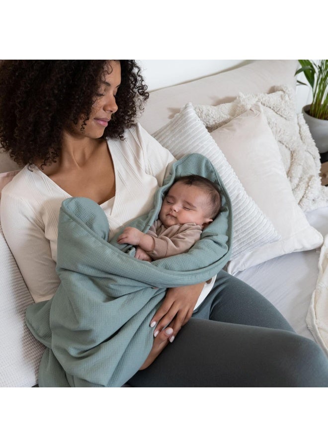 Doomoo Dream Cotton Blanket, Green - Image 4