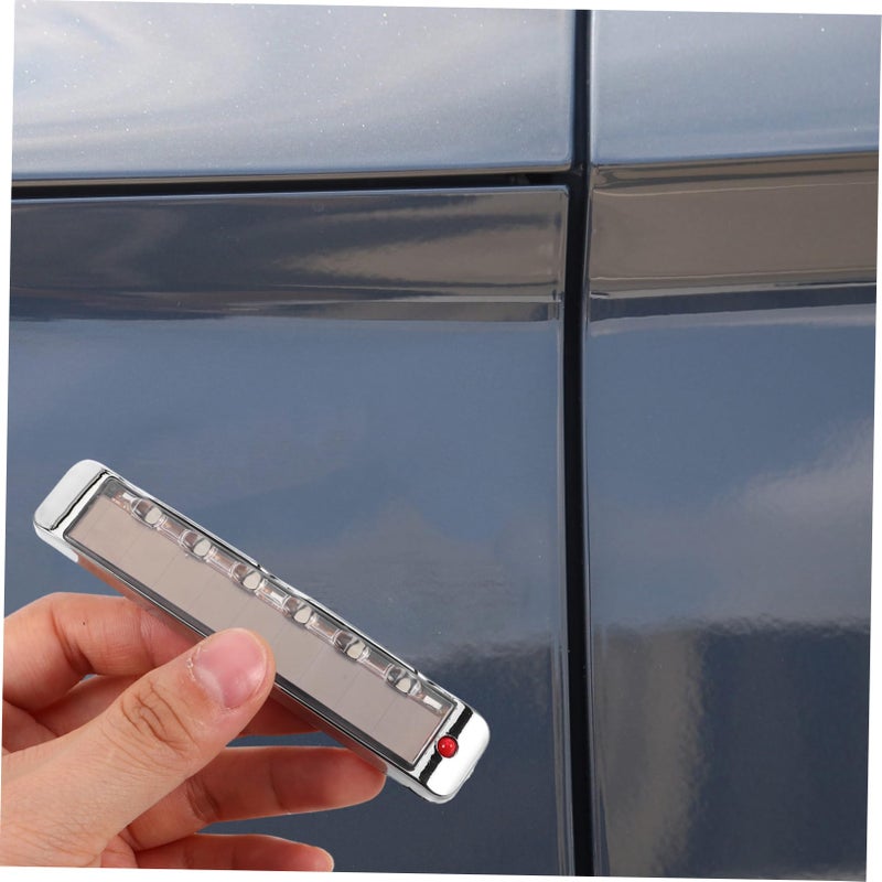 Solar LED Car Door Edge Guard Anti Static Electricity Remover Protective Strip Black - Image 5