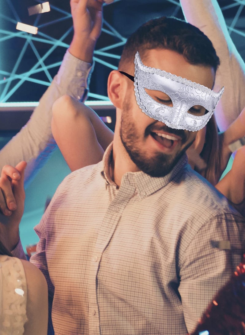 KASTWAVE Masks, Couples Masquerade Masks Venetian Party Halloween Costumes Masks Carnival Masks Cosplay Party Costumes Prom Wedding Party - Image 2