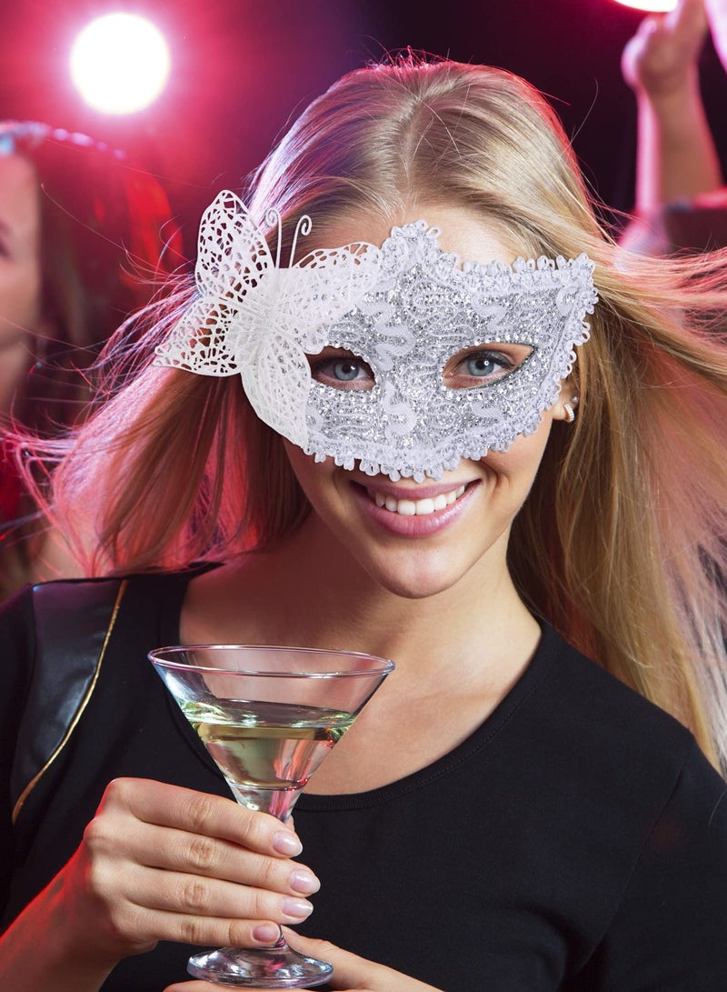 KASTWAVE Masks, Couples Masquerade Masks Venetian Party Halloween Costumes Masks Carnival Masks Cosplay Party Costumes Prom Wedding Party - Image 3