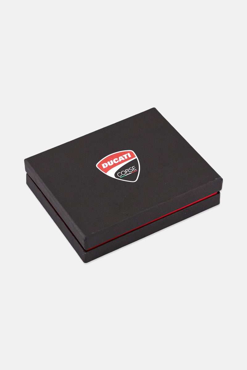 Ducati Men Scudetto Leather Card Holder, Black  - Image 2