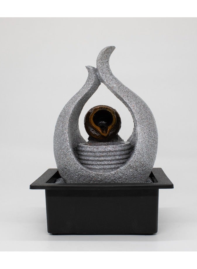 نافورة مياه داخلية تجريدية حديثة - Image 1