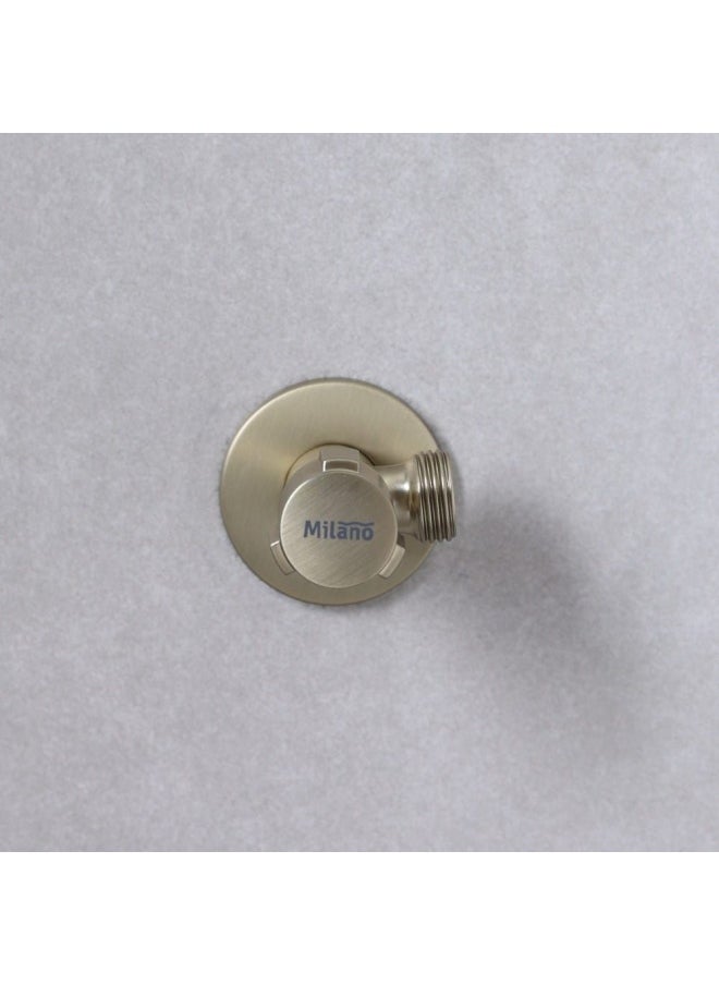 DANUBE HOME Milano Omega Angle Valve Matt Gold  - Image 2