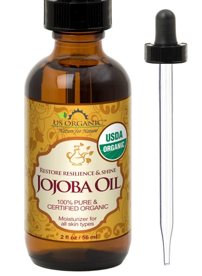 US Organic Jojoba Oil, Usda Certified Organic,100% Pure & Natural, Cold Pressed Virgin, Unrefined, Haxane Free, Sourced From Middle East Directly (Small (2Oz, 56Ml)) - Image 1
