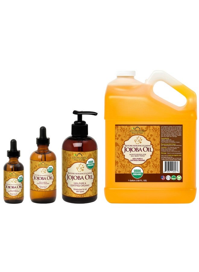 US Organic Jojoba Oil, Usda Certified Organic,100% Pure & Natural, Cold Pressed Virgin, Unrefined, Haxane Free, Sourced From Middle East Directly (Small (2Oz, 56Ml)) - Image 5