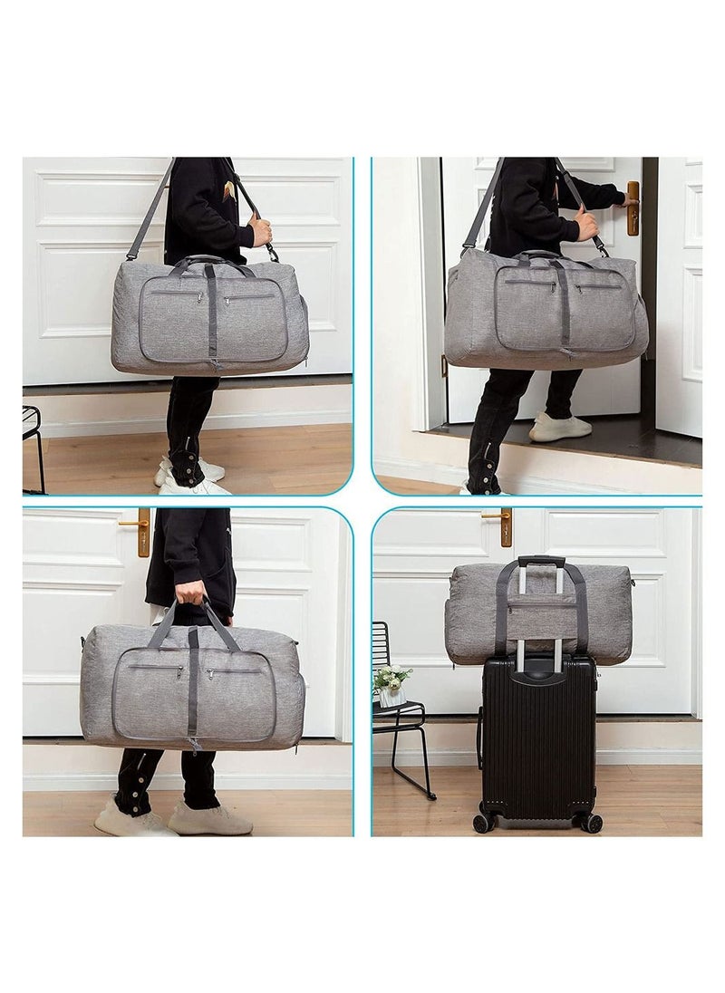 Cool Baby - COOLBABY Travel Duffle Bag,115L Foldable Travel Duffel Bag with Shoes Compartment Overnight Bag for Men Women Waterproof Tear Resistant - Image 1