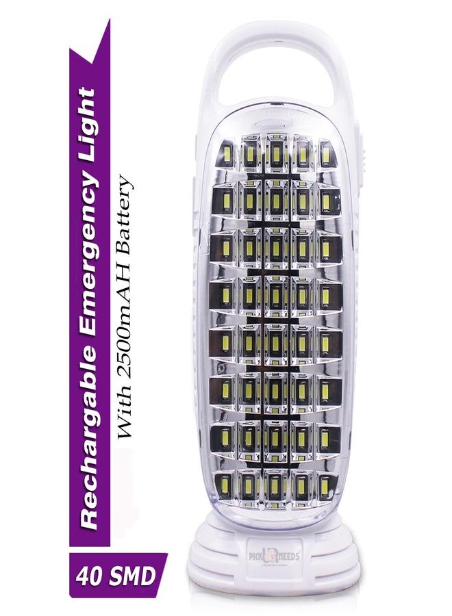 Pick Ur Needs Rechargeable Home Emergency High Bright 40 SMD LED Lantern Light (Multicolor) - Image 2