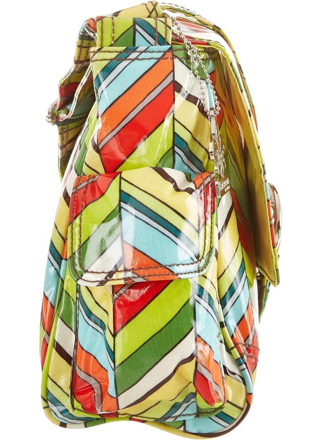 Kalencom Midi Coated Diaper Buckle Bag, Rainforest - Image 3