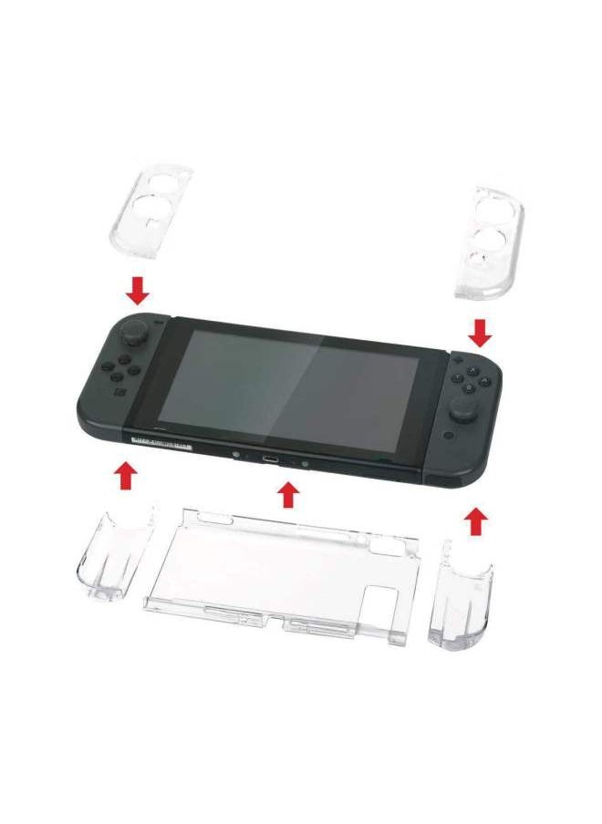 General - Nintendo Switch Crystal Case NS Game Protective Case Nintendo Switch Game Split Protective Case-Product Color:Silicone Soft Sleeve-red And Blue-Model:yh02 - Image 1
