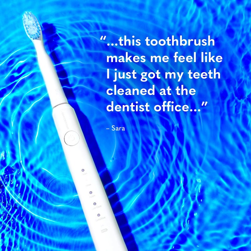 Smileactives Vibrite Sonic Power Electric Toothbrush, Teeth Whitening & Gum Care, Blue LED Light for Oral Health, Rechargeable Toothbrush, Multiple Brushing Modes for Deep Cleaning & Sensitive Gums - Image 5