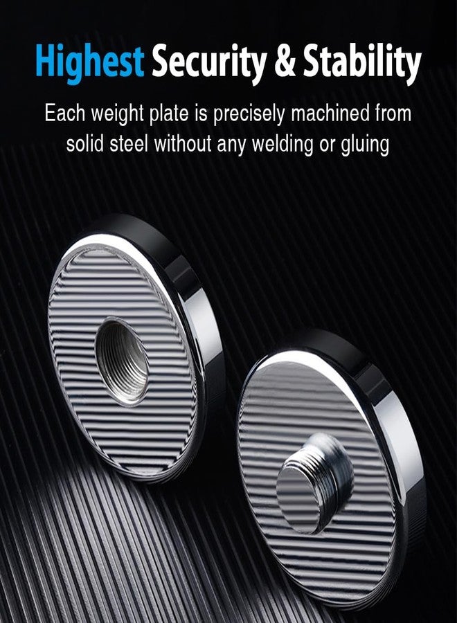Northdeer 4 Pieces 1.5lb Weight Plates for 10lb Steel Dumbbells (Standard-Finish 4×1.5lb) - Image 2