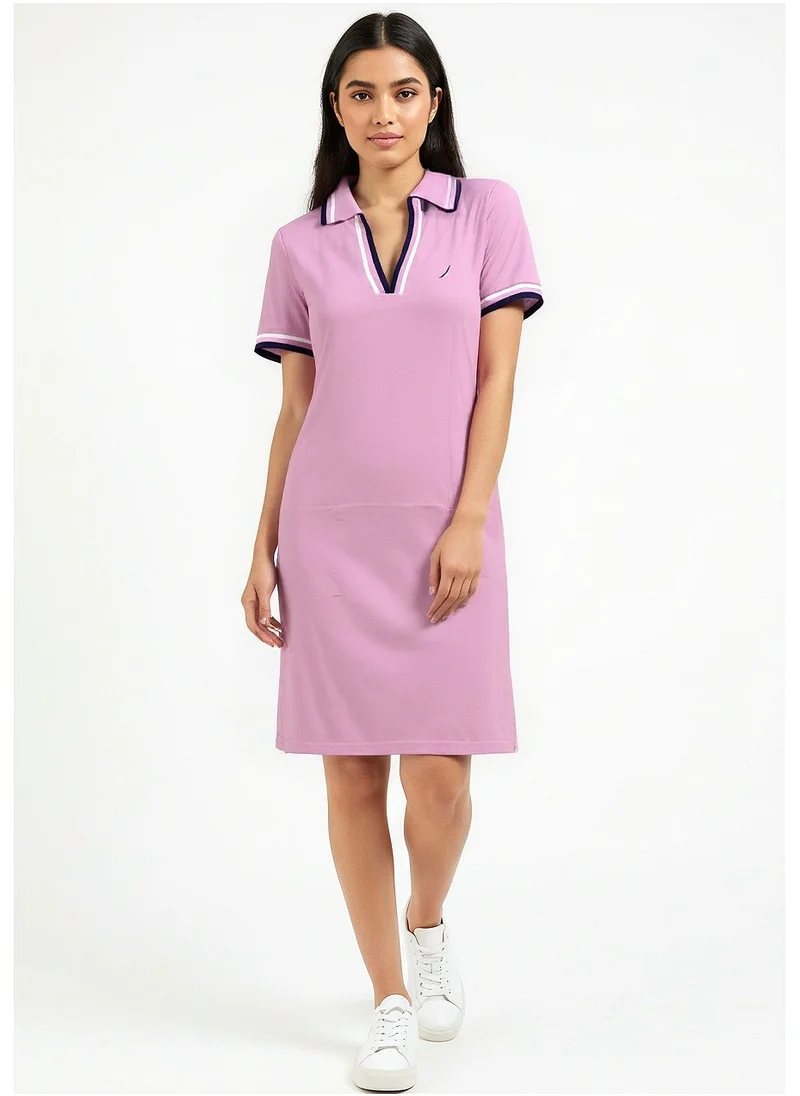 NAUTICA Short sleeve Premium Cotton Knee length Dress
