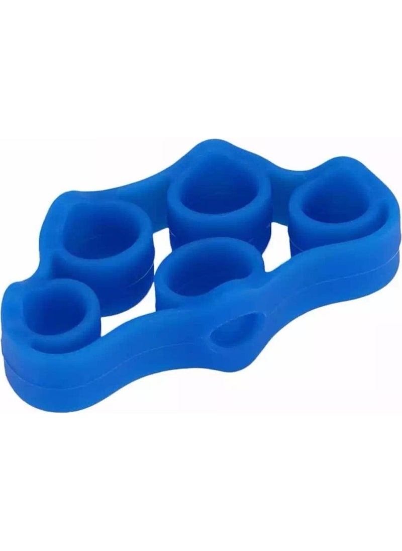 Clifton Silicone Hand and Finger Exerciser Hard Resistance Blue  - Image 1
