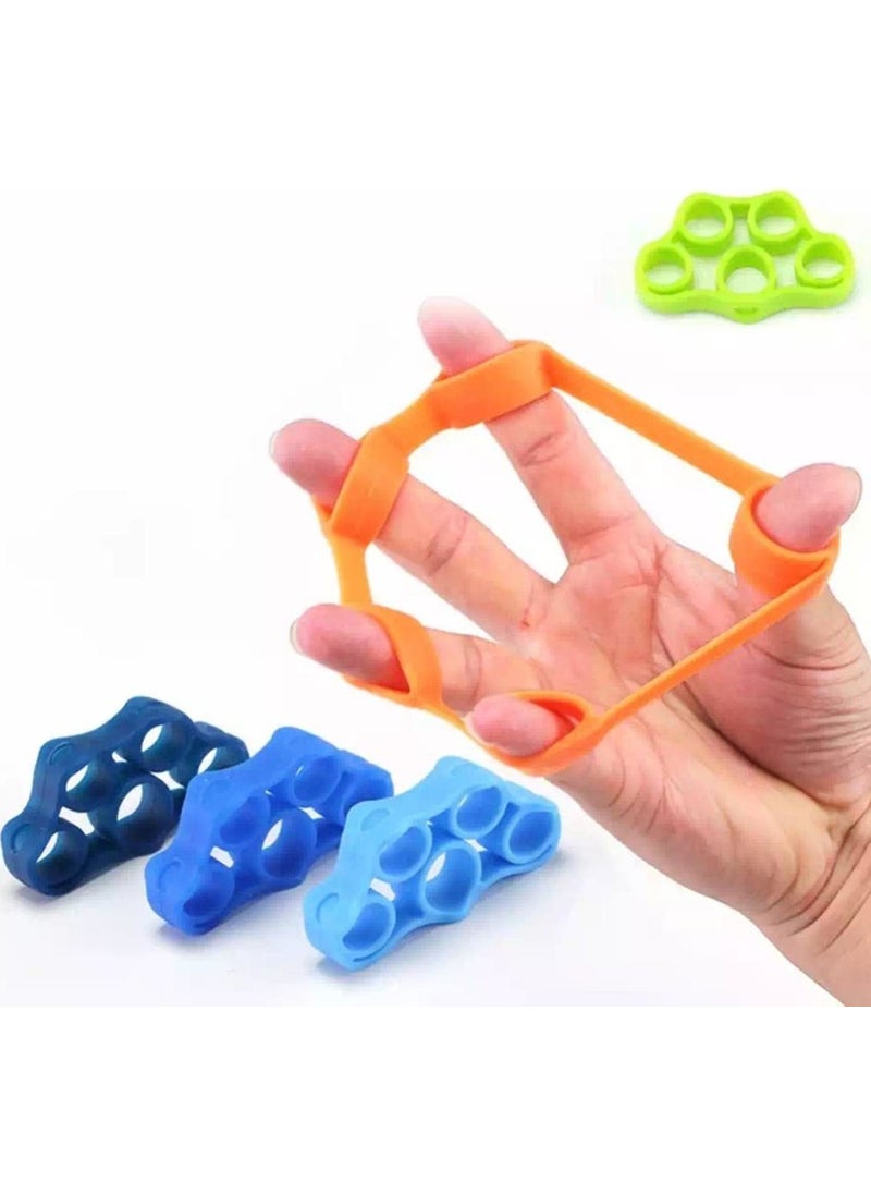 Clifton Silicone Hand and Finger Exerciser Hard Resistance Blue  - Image 2