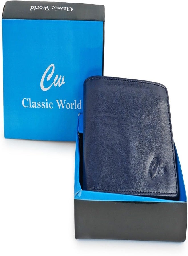 Men & Women Wallet (5 Card Slots) SPY-L-29CHANGER-BLUE_CW - Image 5