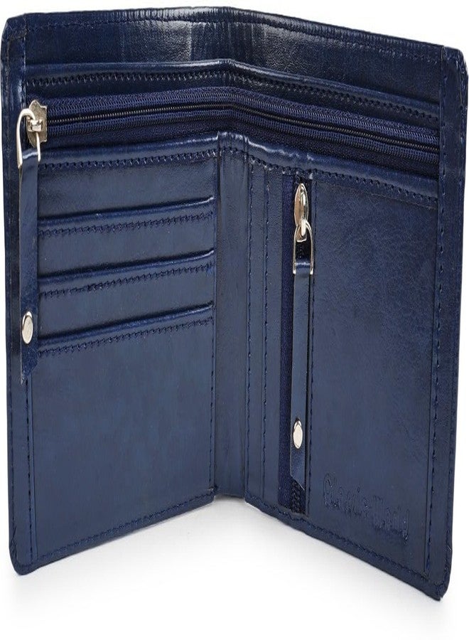 Men & Women Wallet (5 Card Slots) SPY-L-29CHANGER-BLUE_CW - Image 3