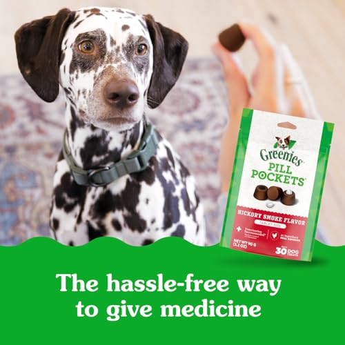 Greenies Pill Pockets for Dogs Large Size, Soft Dog Treats, Hickory Smoke Flavor, 15.8 oz. Pouch (60 Treats) - Image 4