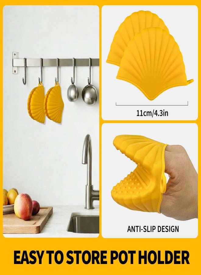Banvih Silicone Shell Pot Holders - Valentines Day Gifts for Her,Cute Kitchen Gadgets Birthday Gifts for Women - Image 5