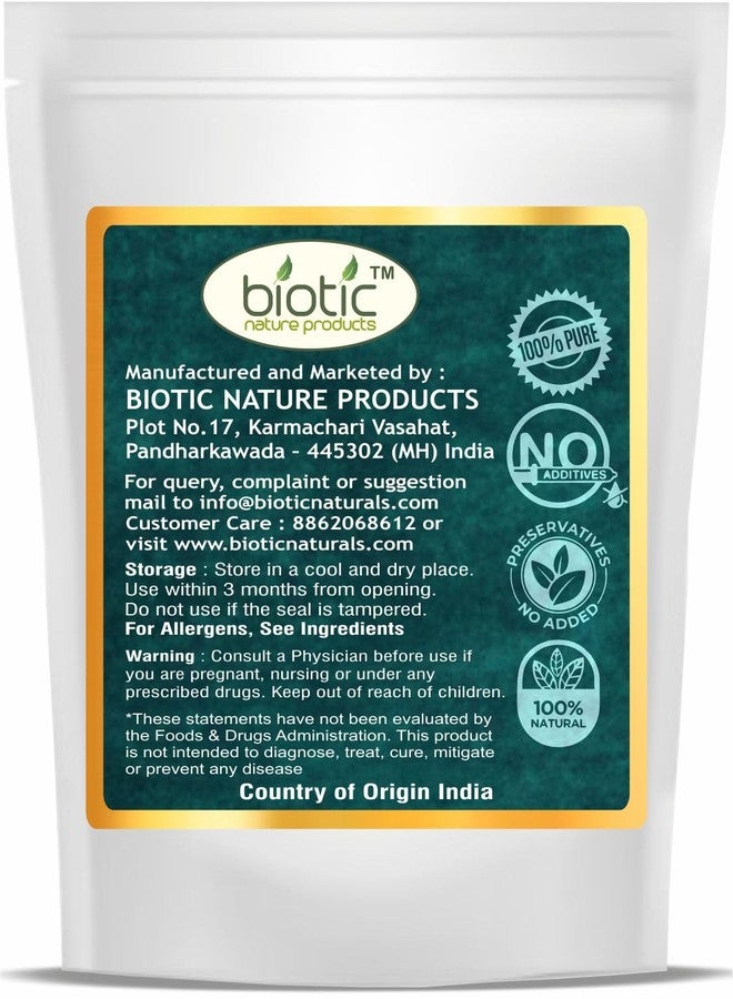 Biotic Natural Tulsi Leaves Powder - Tulasi Leaf Powder - Thulasi Churan for Face Hair Skin and Eating - 100gm - Image 2