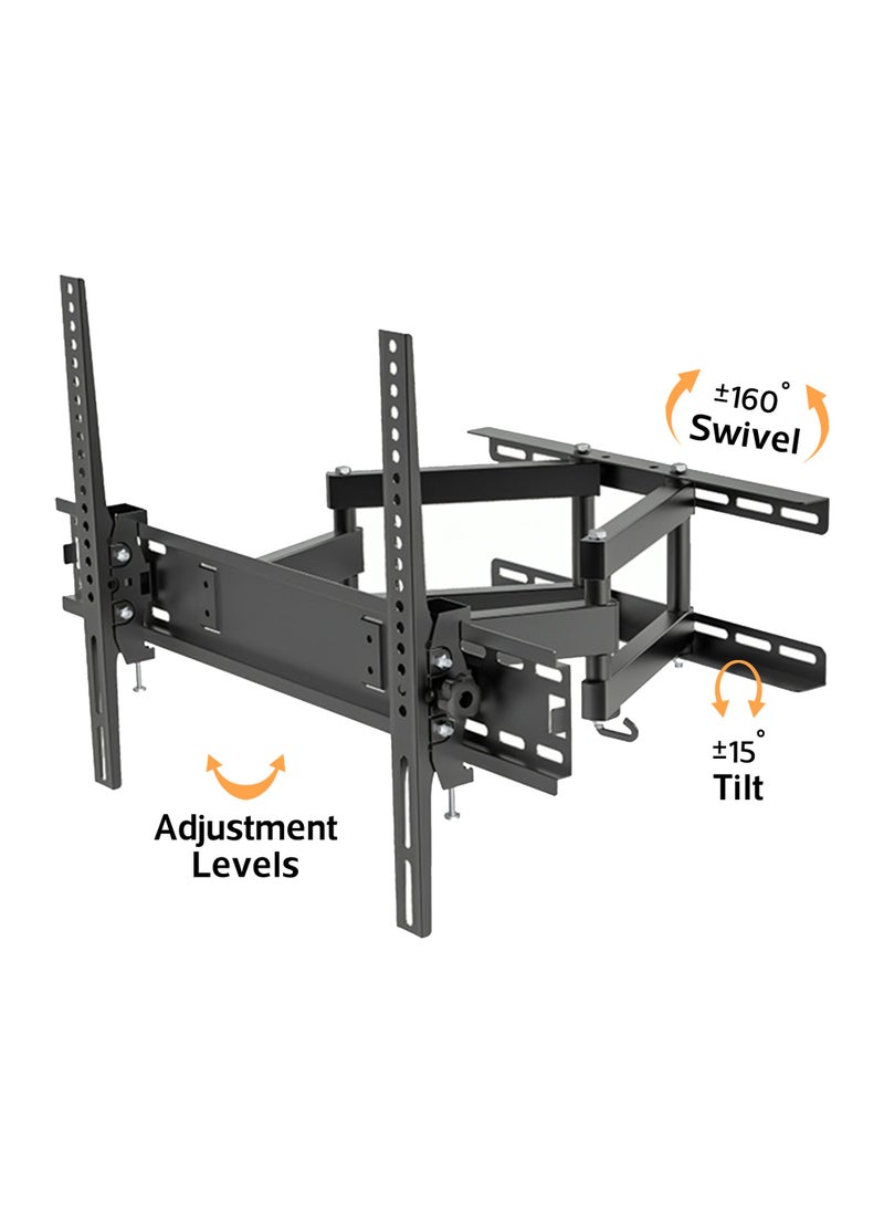AL DARRA  AL WAQI - Full Motion Wall-mounted TV bracket for large and meduim screen sizes from 32 to 70 inches, fully adjustable model FS-403 PLUS - Fully movable wall-mounted screen holder with tilt and swivel capabilities. - Image 1