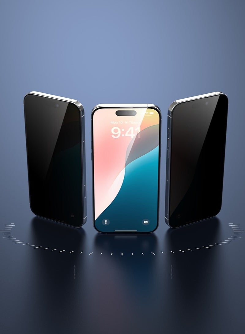 ديفيا حماية شاشة  ايفون 15 لقافه من ديفيا يضمن لك حماية الشاشة من الخدوش والصدمات مع الحفاظ على خصوصيتك الشخصية. بفضل الزجاج المقوى مرتين ويدعم التعرف السريع على بصمة الاصبع - Image 3