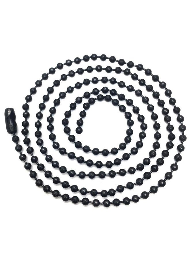 COOLSTEELANDBEYOND Stainless Steel Black Airplane Pendant Necklace for Men Boys with 23.6 inches Steel Ball Chain - Image 5