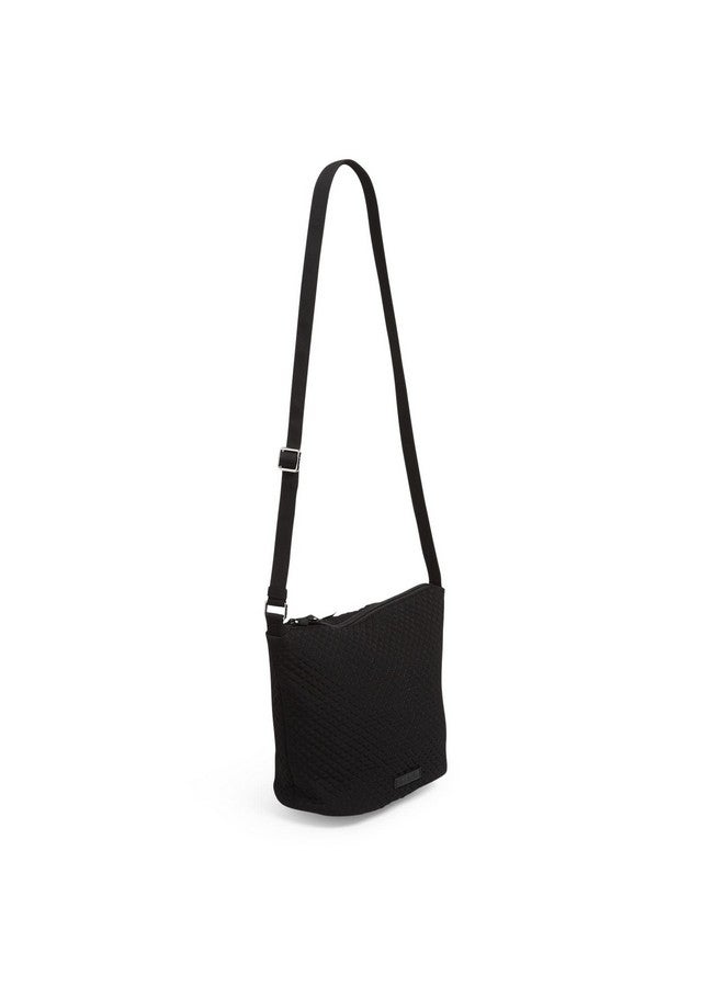 Vera Bradley Women'S Microfiber Bucket Crossbody Purse Classic Black One Size - Image 2