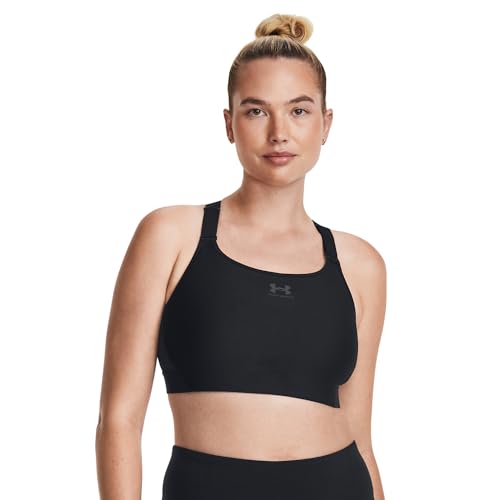 Under Armour Women HeatGear Armour High Sports Bra - High Support and Breathability XS - Image 3