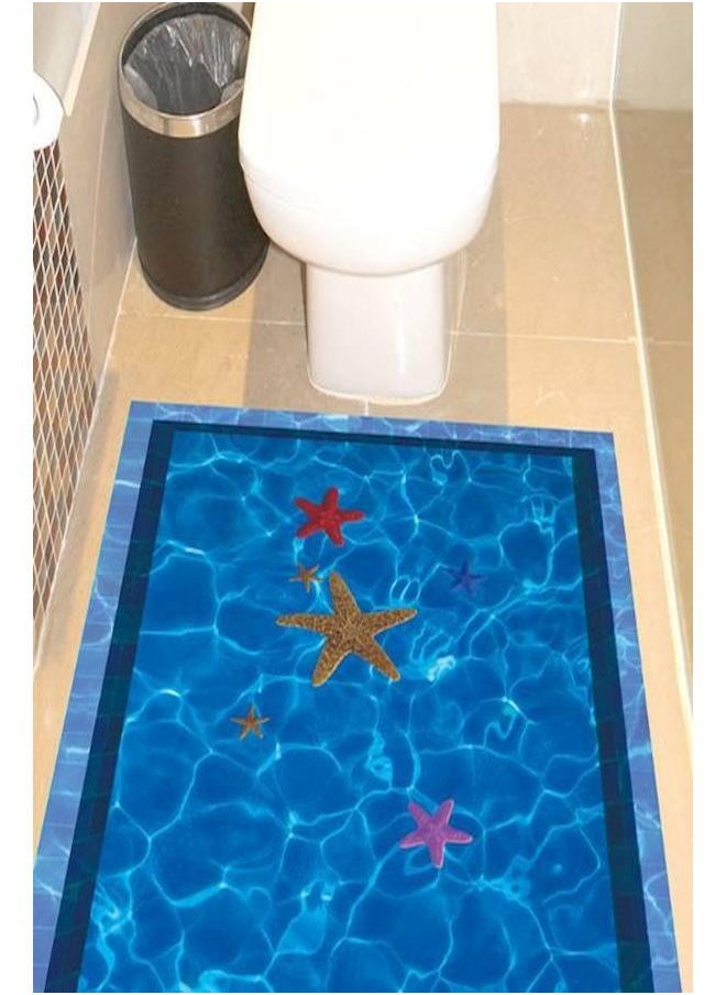 Generic - 3D Swimming Pool Large Wall Stickers Home Decor Bathroom Floor Art Decal Removable Pvc Sticker-Xx - Image 1