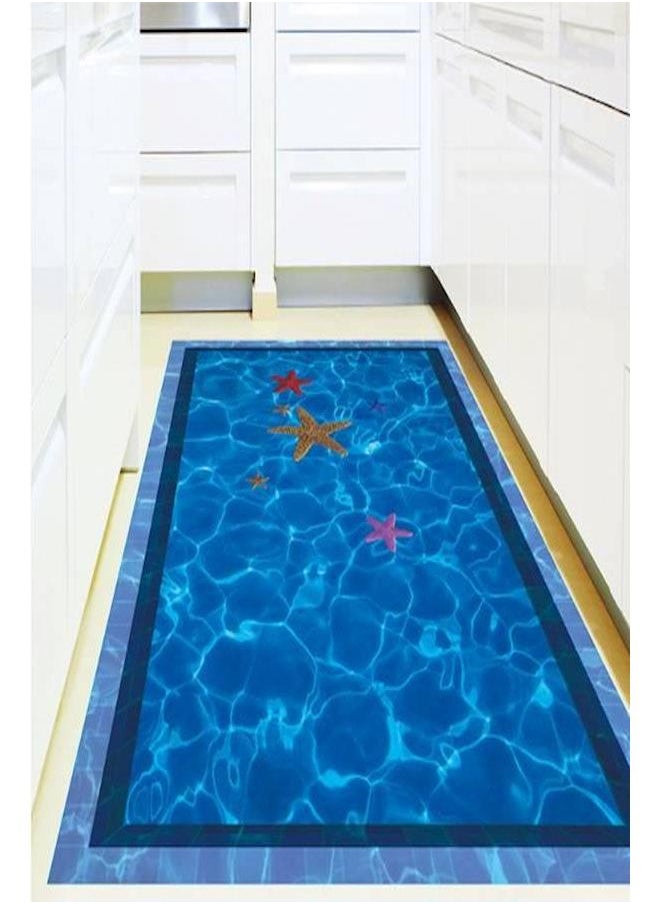 Generic - 3D Swimming Pool Large Wall Stickers Home Decor Bathroom Floor Art Decal Removable Pvc Sticker-Xx - Image 1