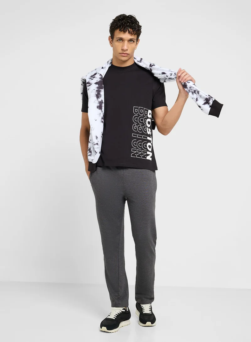 Seventy Five Basics Printed T-Shirt