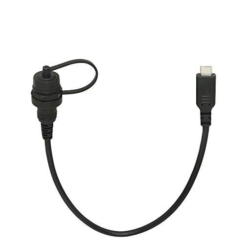 CERRXIAN 30cm USB Type C 2.0 Car Mount Dash Flush Waterproof Extension Cable for Car, Boat, Motorcycle, Truck Dashboard (USB-C) - Image 3