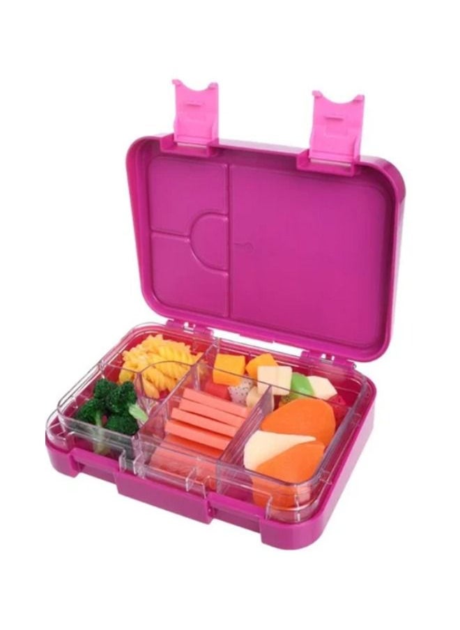 Arabest - Square Sealed Lattice Portable Lunch Box Purple - Image 1