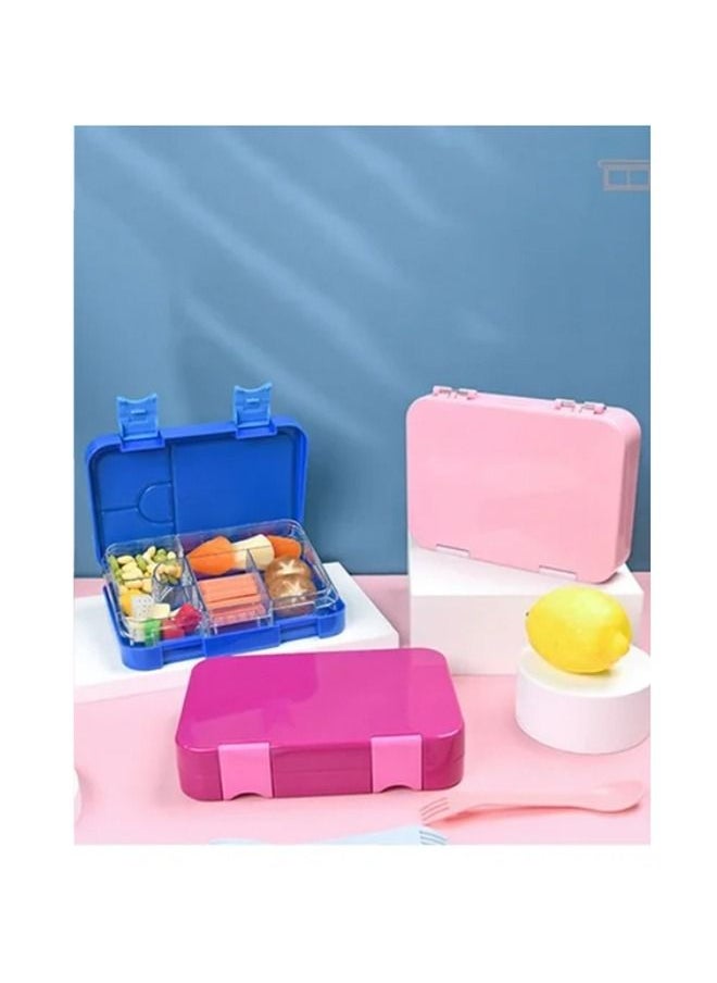 Arabest - Square Sealed Lattice Portable Lunch Box Purple - Image 1